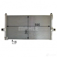 Радиатор кондиционера MAHLE ORIGINAL NX4 ED4 1437587890 AC 422 000P