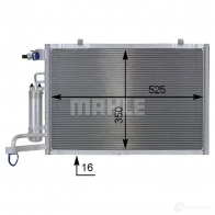 Радиатор кондиционера MAHLE ORIGINAL 1437584285 AC 8 000P 6H Q531 - Изображение 7