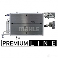 Радиатор кондиционера MAHLE ORIGINAL 1437584285 AC 8 000P 6H Q531 - Изображение 8
