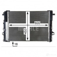 Радиатор кондиционера MAHLE ORIGINAL 1437584293 AC 446 000P E BISWDI - Изображение 11