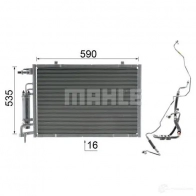 Радиатор кондиционера MAHLE ORIGINAL AC 749 000P W6JX SUY 1437581170 - Изображение 6