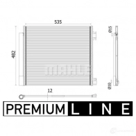 Радиатор кондиционера MAHLE ORIGINAL AC 944 000P N BFOIJ 1437582146 - Изображение 2