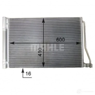 Радиатор кондиционера MAHLE ORIGINAL S XPEU 1437582239 AC 781 000S - Изображение 3