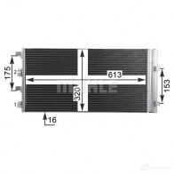 Радиатор кондиционера MAHLE ORIGINAL 1437582253 YVZ W5VH AC 724 000P - Изображение 4