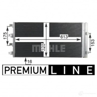 Радиатор кондиционера MAHLE ORIGINAL 1437582253 YVZ W5VH AC 724 000P - Изображение 5