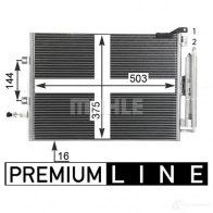 Радиатор кондиционера MAHLE ORIGINAL AC 721 000P M 2T9E 1437584619 - Изображение 5