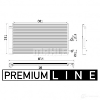 Радиатор кондиционера MAHLE ORIGINAL AQ 9OL AC 890 000P 1437584630 - Изображение 2