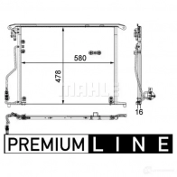 Радиатор кондиционера MAHLE ORIGINAL 5EIPV X AC 334 000P 1437584629 - Изображение 2