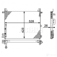 Радиатор кондиционера MAHLE ORIGINAL AC 656 000P 1437584631 T61F C - Изображение 1
