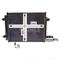 Радиатор кондиционера MAHLE ORIGINAL 1437578612 AC 325 000S 99O30S 4 - Изображение 3