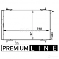 Радиатор кондиционера MAHLE ORIGINAL ZO8 XP AC 220 000P 1437577975 - Изображение 2