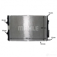 Радиатор кондиционера MAHLE ORIGINAL 1437581418 F3 M9SK AC 896 000P