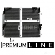 Радиатор кондиционера MAHLE ORIGINAL 1437581424 AC 840 000P 6ZO 9HPU - Изображение 5