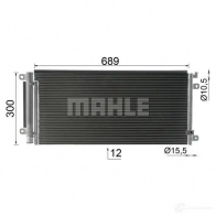 Радиатор кондиционера MAHLE ORIGINAL 7V P3MYC 1437580794 AC 104 000P - Изображение 5