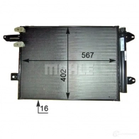 Радиатор кондиционера MAHLE ORIGINAL 1437581202 EHX FNP AC 805 000P - Изображение 2