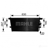 Радиатор кондиционера MAHLE ORIGINAL 1437585104 G RTHU0 AC 217 000S