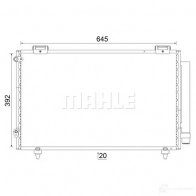 Радиатор кондиционера MAHLE ORIGINAL AC 789 000S 1437581020 52D K1 - Изображение 12