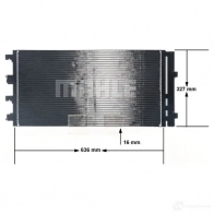 Радиатор кондиционера MAHLE ORIGINAL N H616 AC 724 000S 1437578885 - Изображение 8