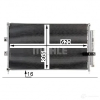Радиатор кондиционера MAHLE ORIGINAL AC 835 000P 1437581525 JCS 2HYP - Изображение 9