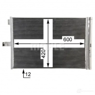 Радиатор кондиционера MAHLE ORIGINAL TOU 65HZ AC 68 000P 1437581405 - Изображение 7