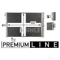 Радиатор кондиционера MAHLE ORIGINAL TOU 65HZ AC 68 000P 1437581405 - Изображение 8