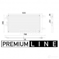 Радиатор кондиционера MAHLE ORIGINAL ETO J2 1437581410 AC 895 000P - Изображение 2