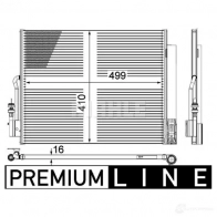 Радиатор кондиционера MAHLE ORIGINAL AC 596 000P 1437584289 KCVT 8 - Изображение 2