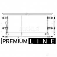 Радиатор кондиционера MAHLE ORIGINAL YP5 Q7 AC 784 000P 1437581834 - Изображение 2