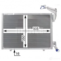 Радиатор кондиционера MAHLE ORIGINAL AC 21 000P IVD0 4 1437581818 - Изображение 3