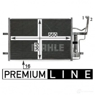 Радиатор кондиционера MAHLE ORIGINAL R 1DDE AC 791 000P 1437581497 - Изображение 5