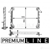 Радиатор кондиционера MAHLE ORIGINAL 1437581530 AC 658 000P P34Z 8T - Изображение 2