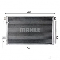 Радиатор кондиционера MAHLE ORIGINAL GIV7L1 J AC 819 000P 1437581872 - Изображение 5