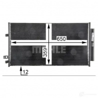 Радиатор кондиционера MAHLE ORIGINAL 1437581808 AC 33 000P 7LRG5 Z - Изображение 7