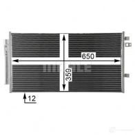 Радиатор кондиционера MAHLE ORIGINAL 1437581805 4 W376JW AC 35 000P - Изображение 7
