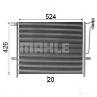 Радиатор кондиционера MAHLE ORIGINAL AC 234 000P BI WSEQ 1437584372 - Изображение 5