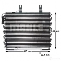 Радиатор кондиционера MAHLE ORIGINAL 6D26JU I 1437580589 AC 159 000S - Изображение 8