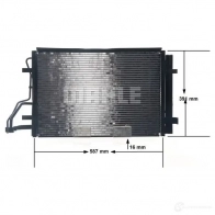 Радиатор кондиционера MAHLE ORIGINAL 1Q3 68 AC 697 000S 1437578714 - Изображение 8