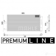 Радиатор кондиционера MAHLE ORIGINAL O1 GHBKL 1437584642 AC 942 000P - Изображение 2