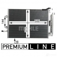 Радиатор кондиционера MAHLE ORIGINAL 1437584612 Q7KAS YF AC 720 000P - Изображение 5