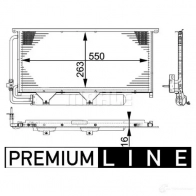 Радиатор кондиционера MAHLE ORIGINAL 1437581903 AC 663 000P Z 3MGOB - Изображение 2
