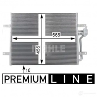 Радиатор кондиционера MAHLE ORIGINAL AC 25 000P 1437581814 YO4NY 6 - Изображение 4