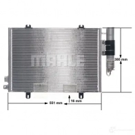 Радиатор кондиционера MAHLE ORIGINAL 1437579556 CI AWGP AC 221 000S - Изображение 8