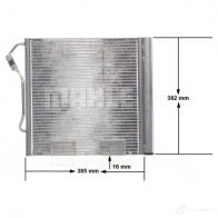 Радиатор кондиционера MAHLE ORIGINAL 1437579627 AC 451 000S A1PZ7 YK - Изображение 7