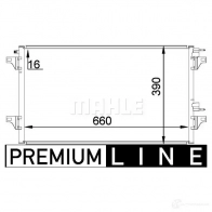 Радиатор кондиционера MAHLE ORIGINAL 1437584987 7QZLL T6 AC 297 000P - Изображение 2