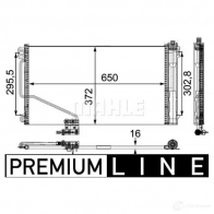 Радиатор кондиционера MAHLE ORIGINAL AC 449 000P WFY9 B 1437582204 - Изображение 2