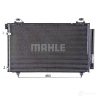 Радиатор кондиционера MAHLE ORIGINAL AC 827 000P 2433 OW9 1437582157 - Изображение 5