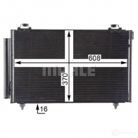 Радиатор кондиционера MAHLE ORIGINAL AC 827 000P 2433 OW9 1437582157 - Изображение 6