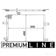 Радиатор кондиционера MAHLE ORIGINAL 1437581892 1 PPPUB ac550000p - Изображение 2