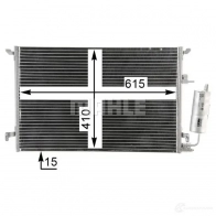 Радиатор кондиционера MAHLE ORIGINAL 1437582180 AC 859 000P 16T EV - Изображение 10