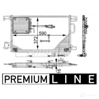 Радиатор кондиционера MAHLE ORIGINAL TEL D6U 1437584363 ac661000p - Изображение 2
